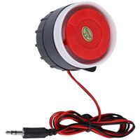 Ej.life - dc 12V Mini sirène Filaire sirène 120 db Système d'alarme sonore sirène pour la sécurité