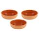 Urban Living - Lot de 3 ramequins - Dimensions : Diamètre : 12 cm - Epaisseur : 4 cm - Orange