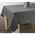 Le Linge De Jules - Nappe Anti-taches Damassée Gris anthracite - Rectangle 150 x 240 cm