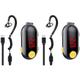 Mini Talkie Walkie, Rechargeable, 16 Canaux ctcss/dcs, Longue portée pmr Radio bidirectionnelle,