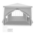 Tente Pavillon Tente de Jardin Pavillon – Tente de fête robuste et haut de gamme avec pergola 3x3m