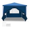 Tente Pavillon Robuste Tente de Fête – Qualité et stabilité pour votre jardin 3x3m Bleu - Bleu
