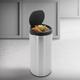 Ml-design - Poubelle Automatique á Capteur 30L, Inox, Argentée, Ronde, Ouverture/Fermeture