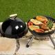 Petit barbecue charbon de bois portable, Barbecue portable charbon camping, Barbecue charbon de