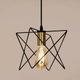 Goeco - Suspension Luminaire Industriel, Plafonnier Vintage Forme Noir Rétro en m, Lustre Lampe