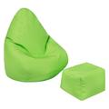 Loft 25 - Pouf enfants Chaise de jeu - résistant à l'eau Siège pouf pour enfants avec Repose-pieds