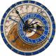 Tigrezy - 12 Pouces Horloge Murale Astronomique de Prague 12 Horloges à Quartz Silencieuses