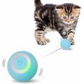 Linghhang - Jouet interactif bleu intelligent pour chat, balle pour chat avec lumières led, balle