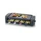 Appareil a Raclette Severin RG9646 8 personnes 1 400 w - Plaque de cuisson rainurée et lisse 41,5 x