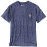 CARHARTT - WORKWEAR T-Shirt POCKET Taille: M - Coloris: Scout Blue Snow Heather