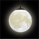 Lampe Lune Plafond,Lune Chambre Enfant,Suspension Luminaire Lune,Plafonnier Boule,Suspension