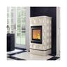 Azura Home Design - Poêle à bois en acier-faïence white faïence white 9kw balanka