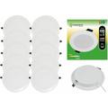 Lampesecoenergie - Lot de 100 Spot Encastrable led Downlight Panel Extra-Plat 7W Blanc Froid 6000K