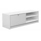 Mobilier1 - Meuble tv Comfivo J100, Blanc, 120x40x40cm - Blanc