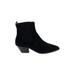 Ash Ankle Boots: Black Solid Shoes - Women's Size 40 - Pointed Toe