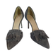 J. Crew Shoes | J Crew Elsie Suede D'orsay Pumps With Fringe & Tassels In Heron Grey Size 8.5 | Color: Gray | Size: 8.5