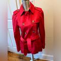 Coach Jackets & Coats | Coach Icon Short Trench. Nwt’s Size Small | Color: Red | Size: S