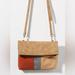 Anthropologie Bags | Anthropologie Janis Colorblock Suede Crossbody Bag Nwt | Color: Tan | Size: Os