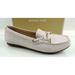 Michael Kors Shoes | Michael Kors Sutton Moccasin Flat Shoes Embossed Leather Light Cream | Color: Cream | Size: 8.5