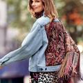 Free People Jackets & Coats | Free People Paisley Quilted Patchwork Denim Jean Jacket Medium | Color: Blue | Size: M