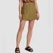 Free People Skirts | Free People Erika Utility Skirt Mini Length Army Green Women’s Size 8 | Color: Green | Size: 8