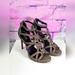 Michael Kors Shoes | *48 Hour Sale!*Michael Kors Sandals Sandra Platform Glitter Chain Size 7.5 | Color: Black/Gold | Size: 7.5