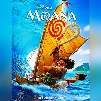 Disney Media | Moana [ Dvd Feature] Adventure/Musical Run Time: 1hr 43 Mins. Dwayne Johnson | Color: Blue | Size: Os