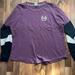 Pink Victoria's Secret Tops | Large Women’s Long Sleeve | Color: Purple/White | Size: L