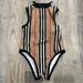 Burberry Swim | Burberry Swim One Piece For Toddler Girl Size 3y | Color: Brown/Tan | Size: 3tg