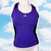 Adidas Tops | Adidas Climacool Shelf Bra Racerback Compression Tank Gym Fitness Workout | Color: Black/Purple | Size: S