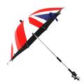 Universal Baby Parasol, 360° Adjustable Pushchair Umbrella Parasol, Waterproof Parasol for Trolley, Bicycle, Wheelchair, Buggy, Fishing, Bicycle Parasol with Holder, Cl