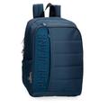 Pepe Jeans Ancor Laptop Backpack 13.3" Blue 25x37x12cm Polyester 9.25L by Joumma Bags, Blue, Laptop Backpack