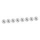 POPETPOP 8pcs Aluminum Alloy Pulley Weight Pulley System Gym Machines for Home Sparkly Thread Equipment Part Wearproof Abration Bearing Cable Pulley Wheel Fitness Exercise Machine Lifting