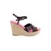 Rocket Dog Wedges: Espadrille Platform Summer Pink Shoes - Women's Size 8 - Open Toe