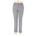 Apt. 9 Dress Pants - Low Rise Skinny Leg Slim: Gray Bottoms - Women's Size 12