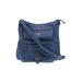 MultiSac Crossbody Bag: Pebbled Blue Solid Bags