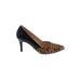 Cole Haan Heels: Pumps Stiletto Cocktail Party Brown Leopard Print Shoes - Women's Size 6 - Pointed Toe
