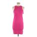 Old Navy Casual Dress - Party High Neck Sleeveless: Pink Solid Dresses - Women's Size Medium