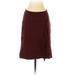 Maeve Casual Skirt: Burgundy Solid Bottoms - Women's Size Medium