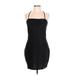 Divided by H&M Cocktail Dress - Mini Halter Sleeveless: Black Dresses - Women's Size Large