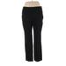 Croft & Barrow Dress Pants - Mid/Reg Rise: Black Bottoms - Women's Size 14