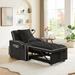 3-in-1 Sofa Bed, Convertible Sleeper Chair Sofa Bed Adjustable Pull Out Sleeper Chair Bed Multi-Pockets Folding Sofa Bed