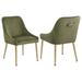 Coaster Furniture Mayette Parsons Wingback Dining Side Chairs (Set of 2)