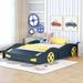 Race Car Shaped Platform Bed Creativity Kids Bed