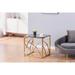 Cube Coffee Table Tempered Glass Top End Table Sofa Side Table