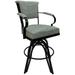 Miami Counter 26" or Bar 30" Metal Bar Stool on A Base