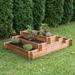 Wooden Garden On-Ground Raised Beds