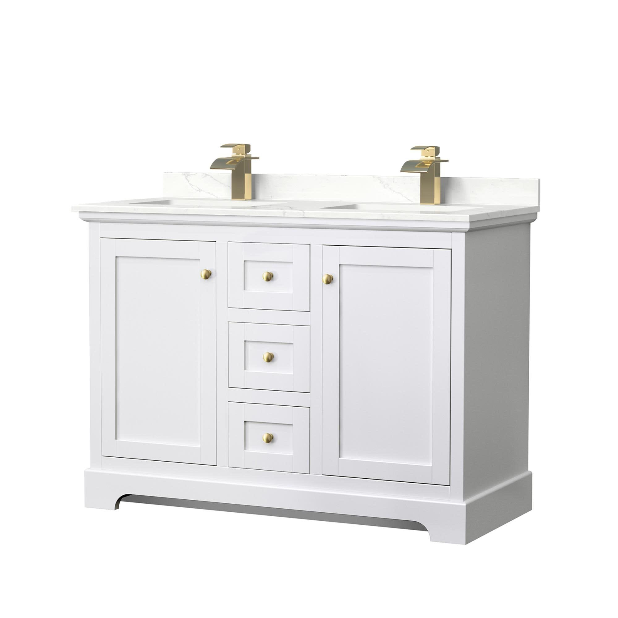 Wyndham Collection WCV232348D-QTZ-UNSMXX Avery 48