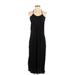Free People Casual Dress - Midi Halter Sleeveless: Black Print Dresses - Women's Size X-Small