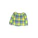 Ralph Lauren Long Sleeve Button Down Shirt: Yellow Plaid Tops - Kids Girl's Size 4